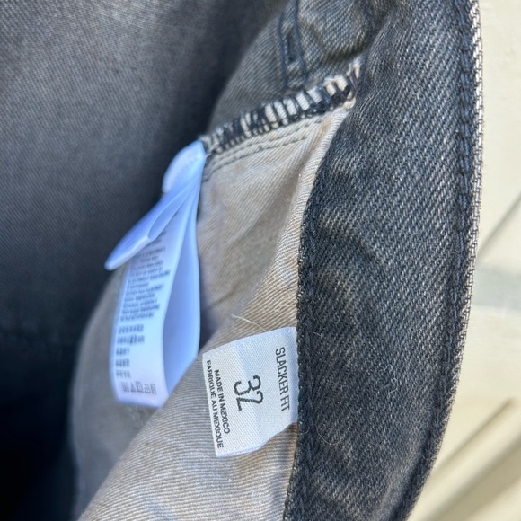 BDG Slacker Fit Jeans Urban Outfitters Wide Leg Dark Wash Size 32 - Picture 8 of 11